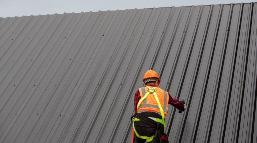 Professional metal roof installation services in Hosmer, SD